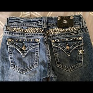 Size 26 Miss Me Jeans With Angel Wings